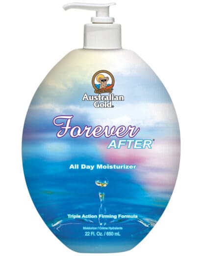 Australian Gold Forever After moisturizer bottle.