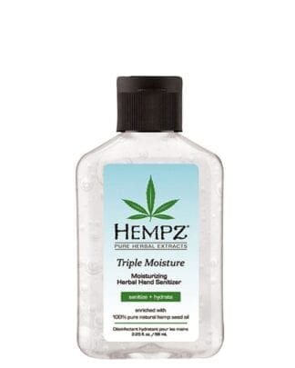 Hempz Triple Moisture Hand Sanitizer Bottle.