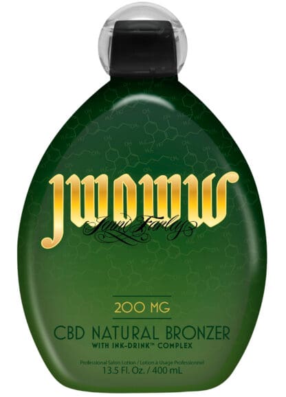 CBD natural bronzer lotion with 200 mg.