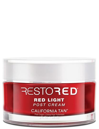 Red light post cream by California Tan.