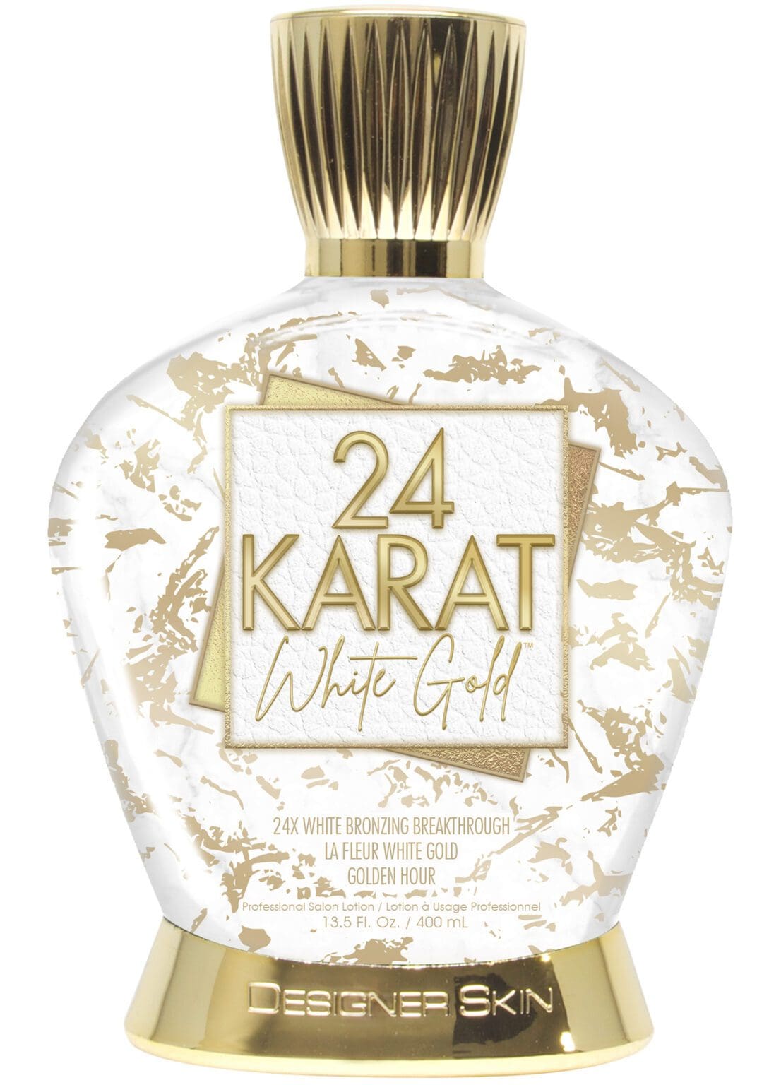 24 Karat White Gold DHA Bronzer Tan International Corporation