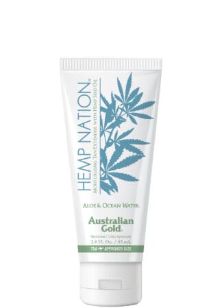 Hemp Nation Aloe & Ocean Water moisturizer tube.