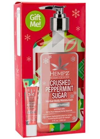 Hempz Crushed Peppermint Sugar Gift Set.