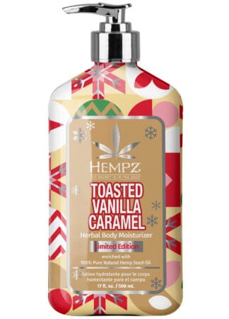 Hempz toasted vanilla caramel body lotion.