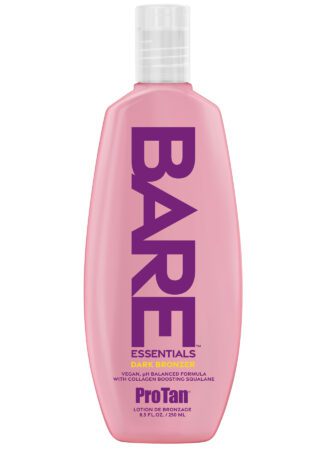 Pink ProTan Bare Essentials dark bronzer bottle