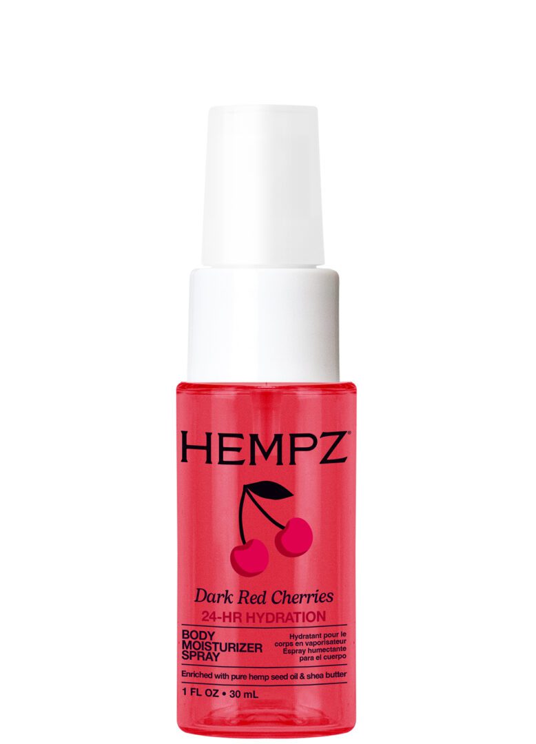 Dark Red Cherries Mini Body Moisturizer Spray