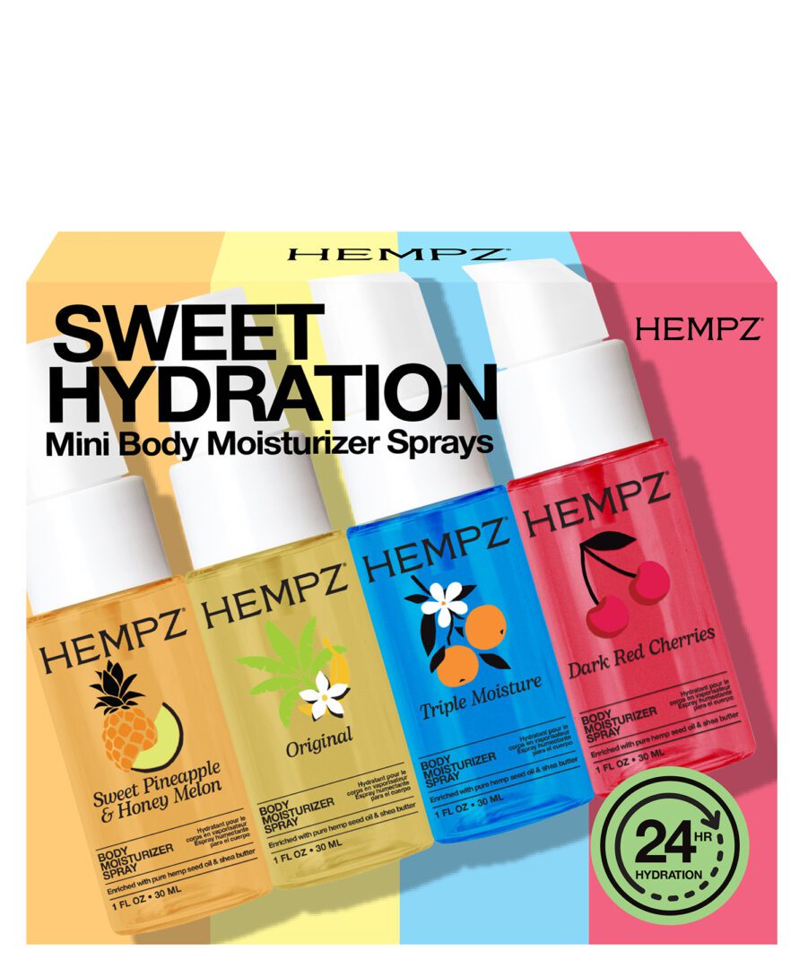 Sweet Hydration Mini Body Moisturizer Spray Kit