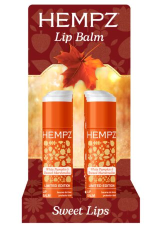 Hempz white pumpkin marshmallow lip balm duo