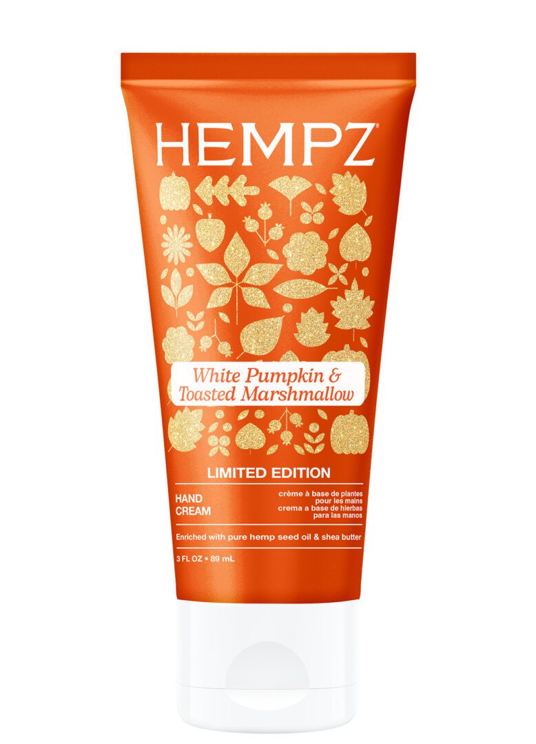Hempz White Pumpkin Toasted Marshmallow hand cream tube