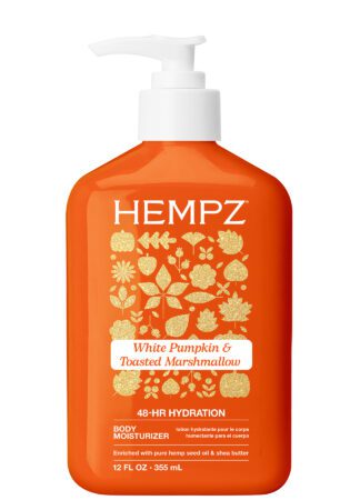 Orange Hempz White Pumpkin Toasted Marshmallow body moisturizer