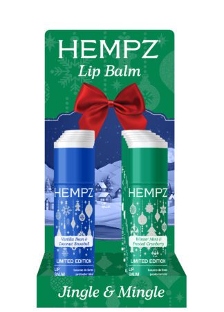 Hempz Jingle & Mingle Lip Balm Display