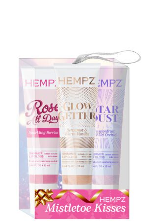 Hempz Mistletoe Kisses Trio Lip Gloss Kit